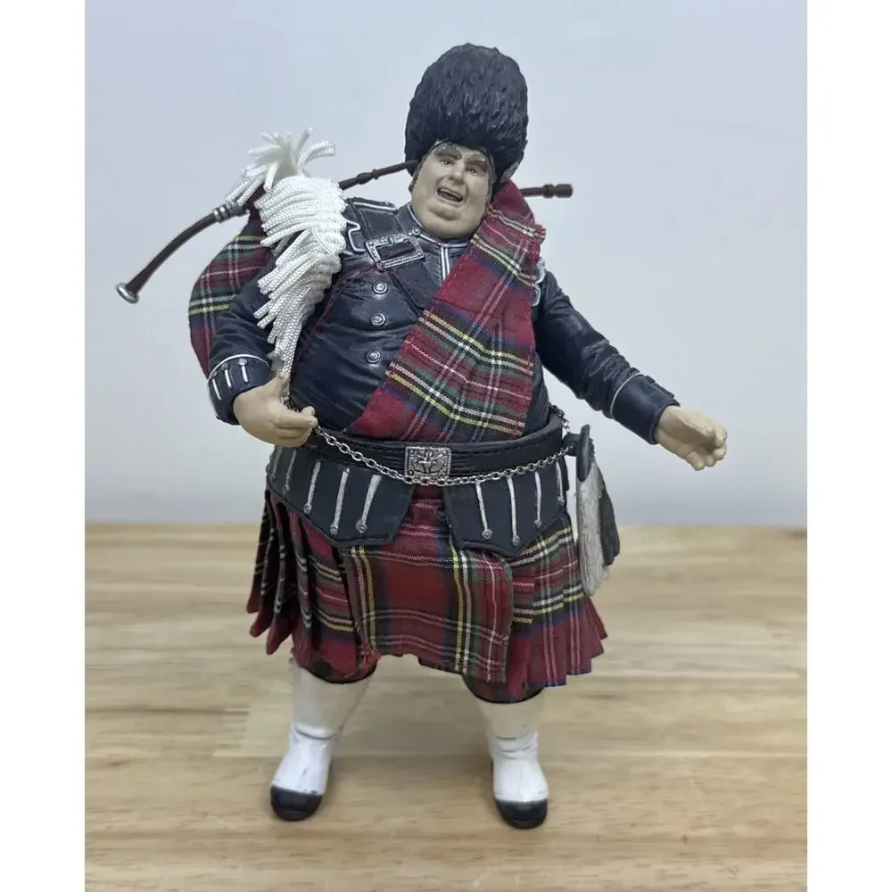 1999 Austin Powers Fat Bastard MacFarlane Action Figure w/ Kilt, Bag Pipes, Sack